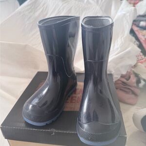 Wonder Nation Navy Blue Kids Rain Boots